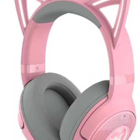 Razer Kraken Kitty V2 USB Wired RGB Headset: Chroma Kitty Ears Quartz Pi… - Picture 12 of 15